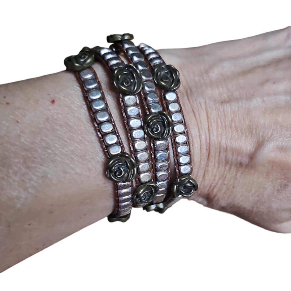 Plunder Rosette Adjustable Bracelet
